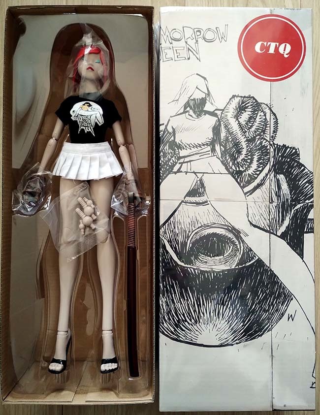 ThreeA】1/6 POPBOT TOMORROWQUEEN TQ Ashley Wood 3A Underverse