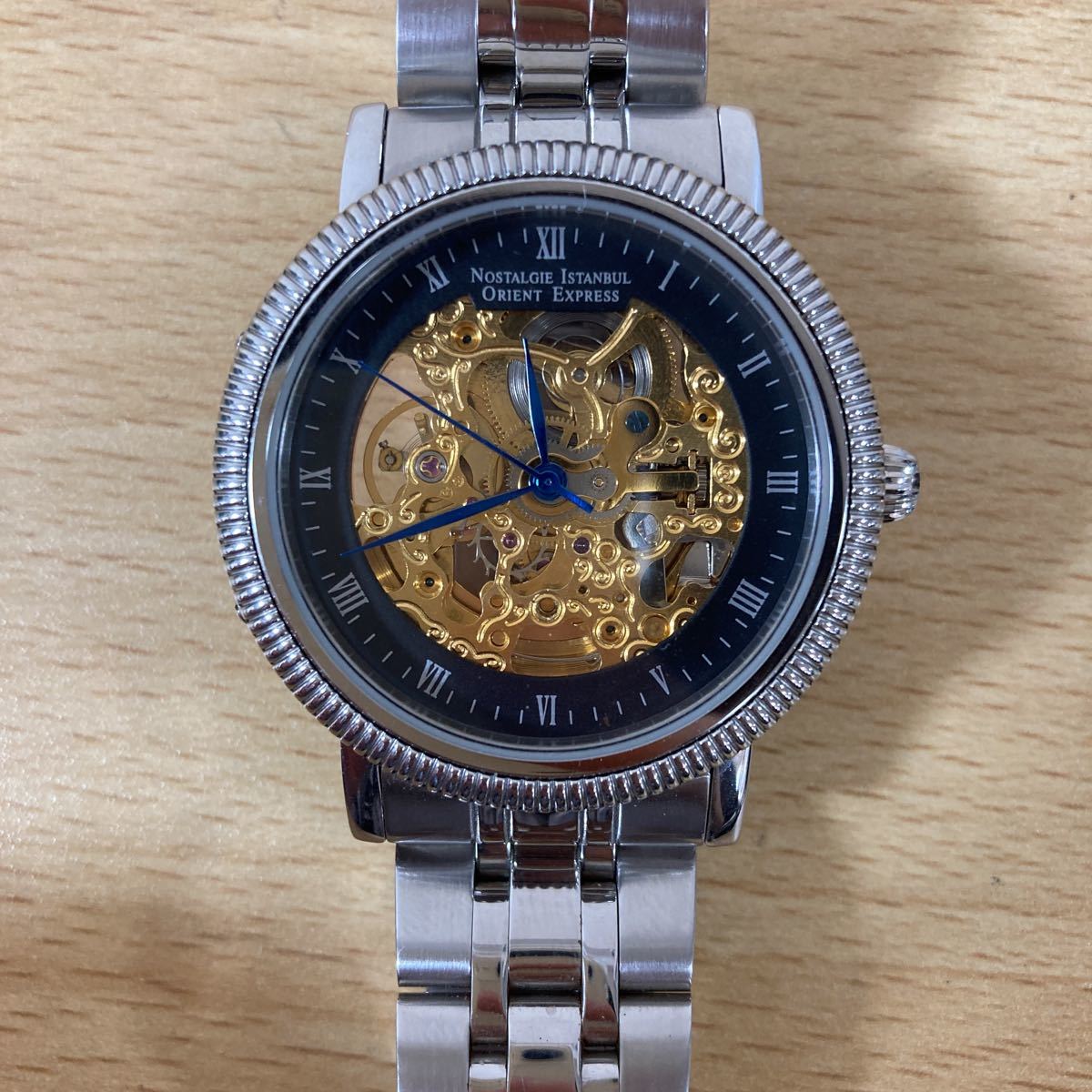 ORIENTオリエント EXPRESS エクスプレス OM-8017 スケルトン 自動巻き