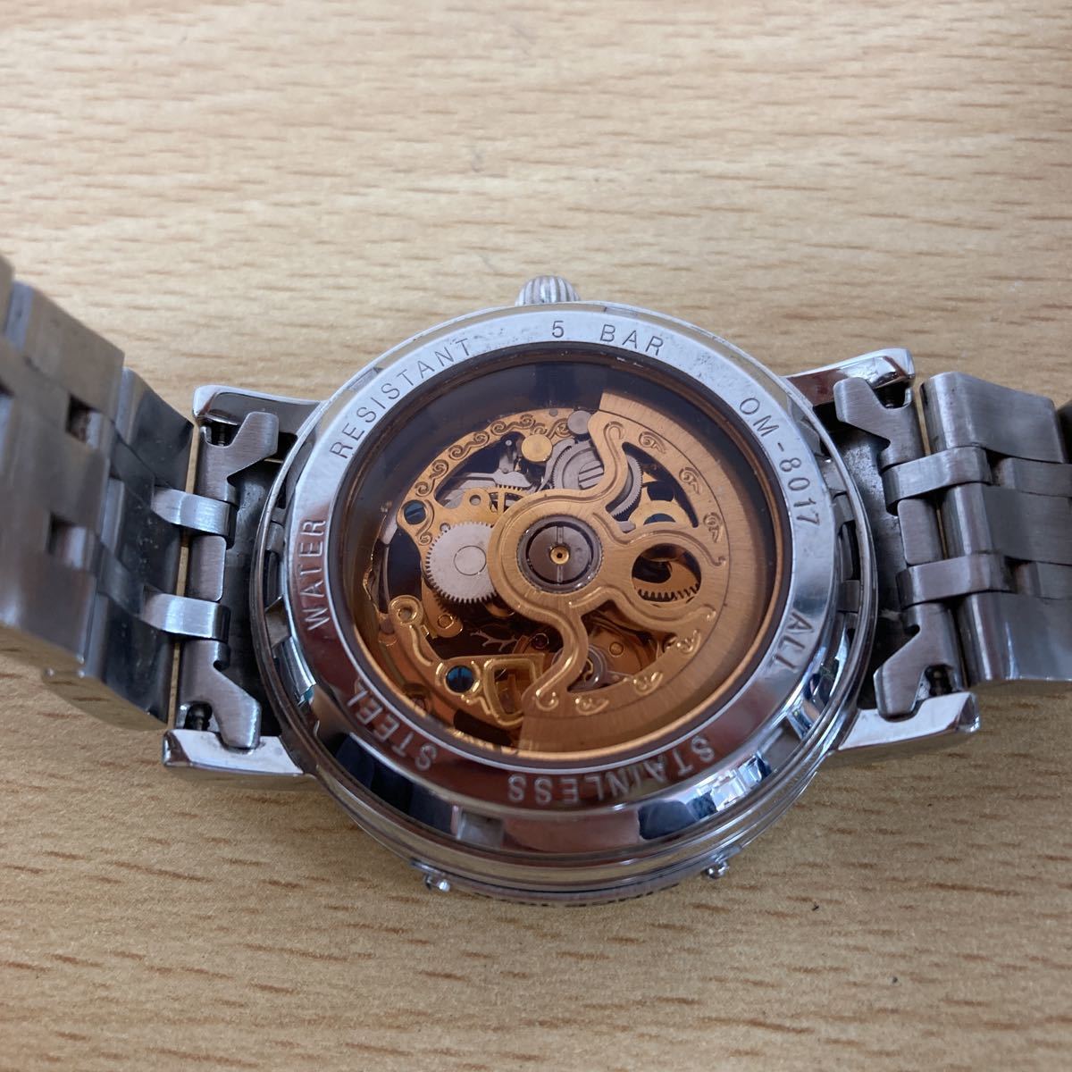 ORIENTオリエント EXPRESS エクスプレス OM-8017 スケルトン 自動巻き