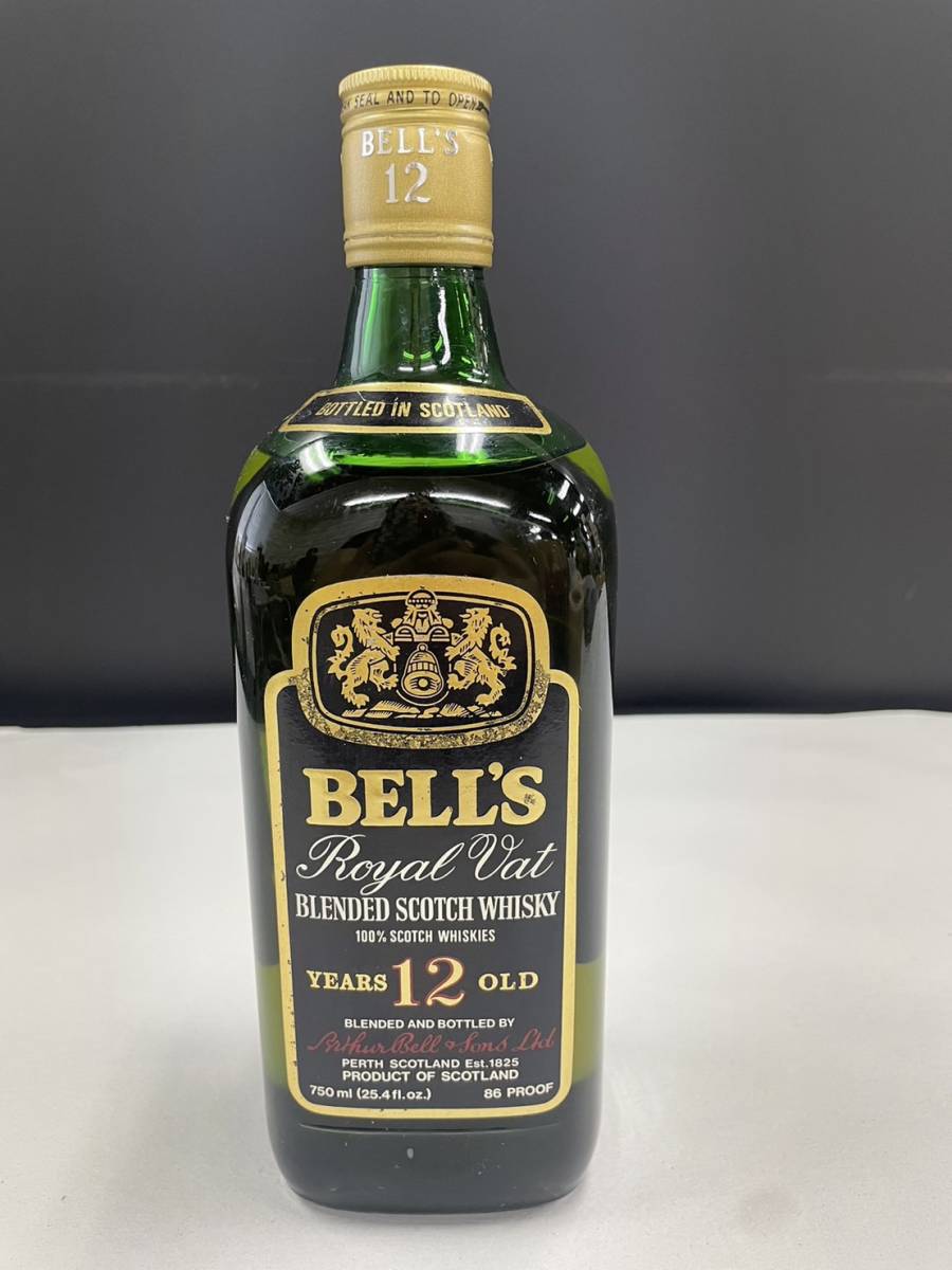 B081-9 酒 BELL'S 12YEARS ベルズ 12年 Royal Vat BLENDED SCOTCH