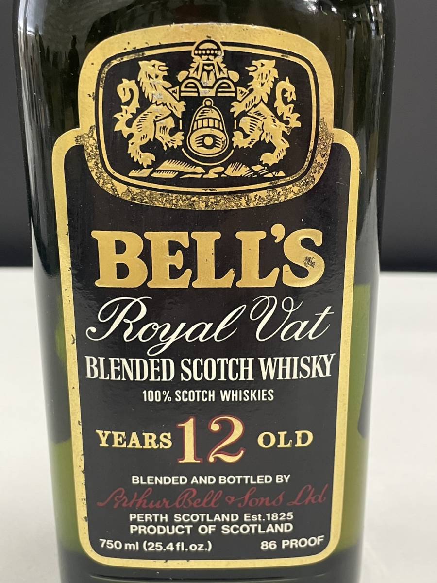 B081-9 酒 BELL'S 12YEARS ベルズ 12年 Royal Vat BLENDED SCOTCH