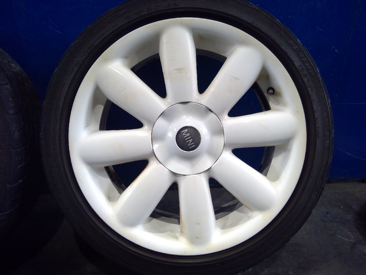 H)MINI ホワイト R56 純正17インチアルミホイール 7J +48 PCD100・205