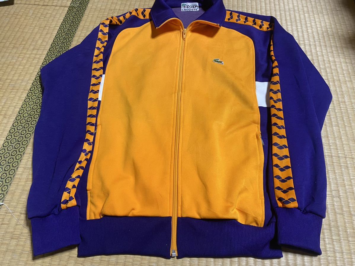 100%新品，定番人気 ヴィンテージ 1970年代 IZOD LACOSTE 糸巻きタグ トラックジャケット ジャージジャケット オレンジ 紺 白 ジャージ(ジャケット、上着)｜売買されたオークション情報、yahooの商品情報をアーカイ 男性用