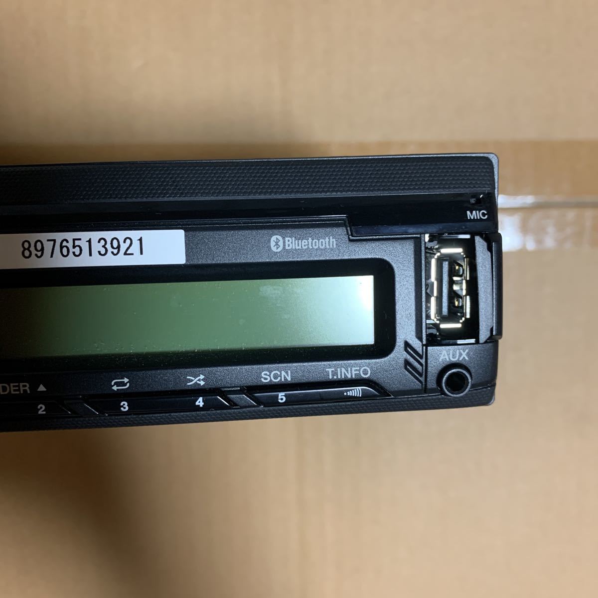 新車外し いすゞ純正 ラジオ 12v AM/FM AUX USB Bluetooth 10台 【公式