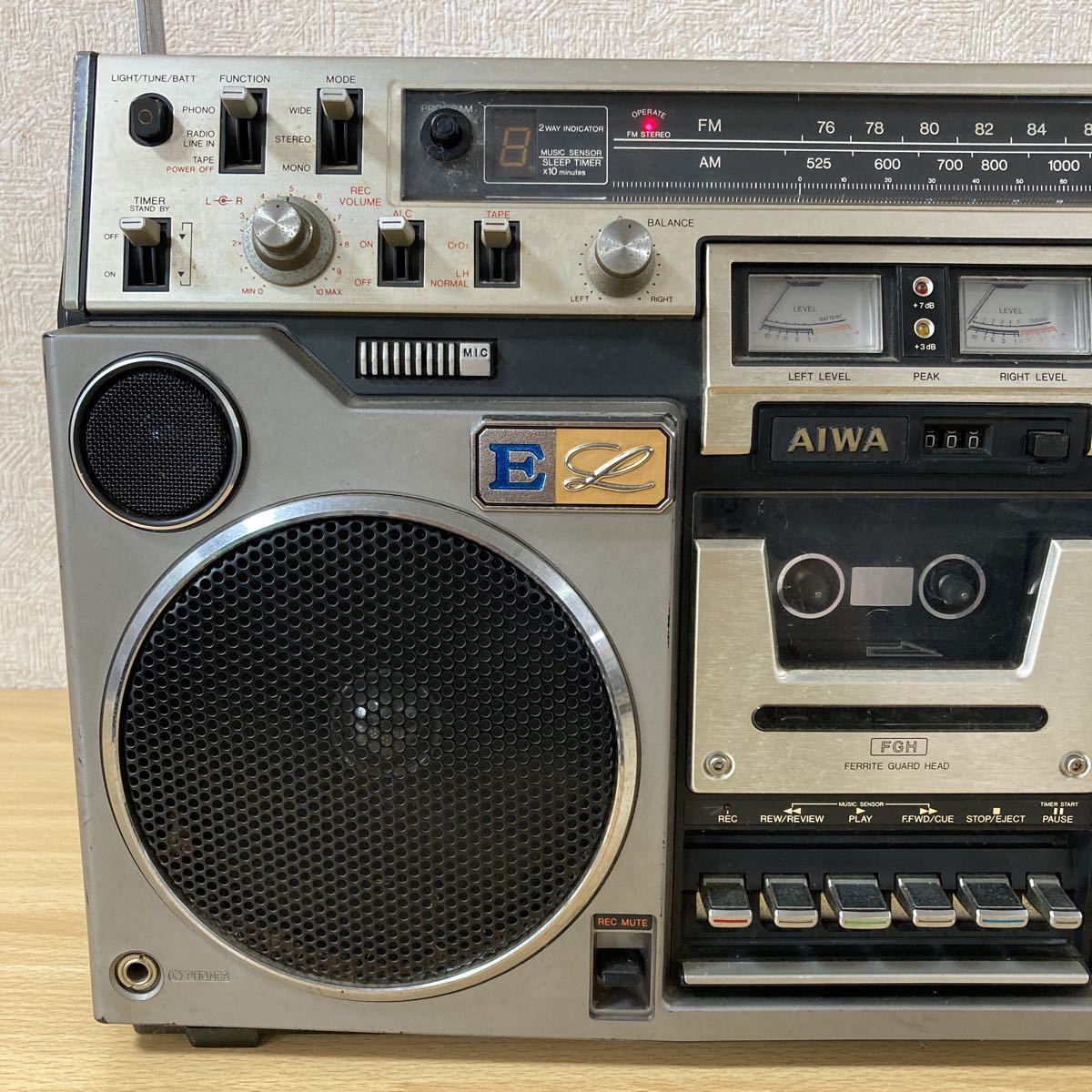 AIWA CS-80 ラジカセ アイワ - レトロ CS－80ラジオAM 希少動作品