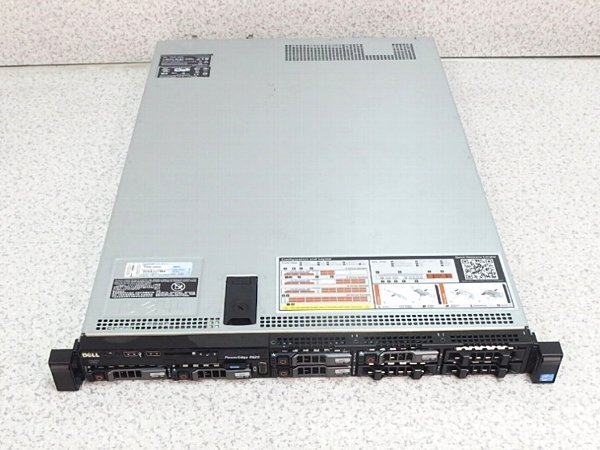 □〇 DELL PowerEdge R620 Xeon E5-2690 2.90GHz/メモリ 32GB/HDD 無し