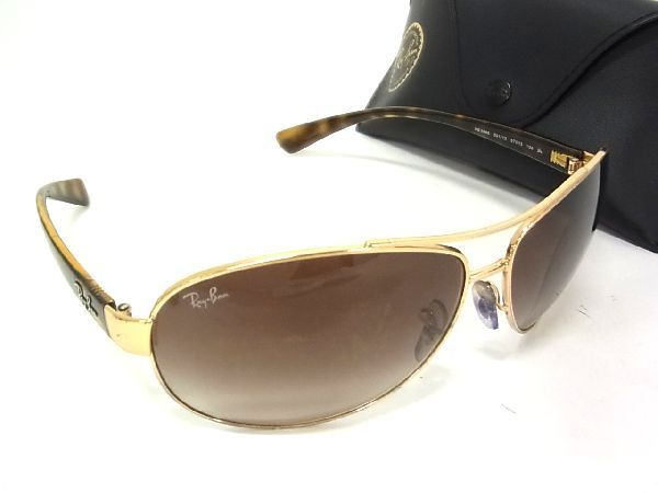【低価】 1円 Ray-Ban レイバン RB3386 001/13 ティアドロップ サングラス メガネ 眼鏡 ゴールド系&times;ブラウン系 AM7070(サングラス)｜売買されたオークション情報、yahooの商品情報をアーカイブ公開 - オー サングラス