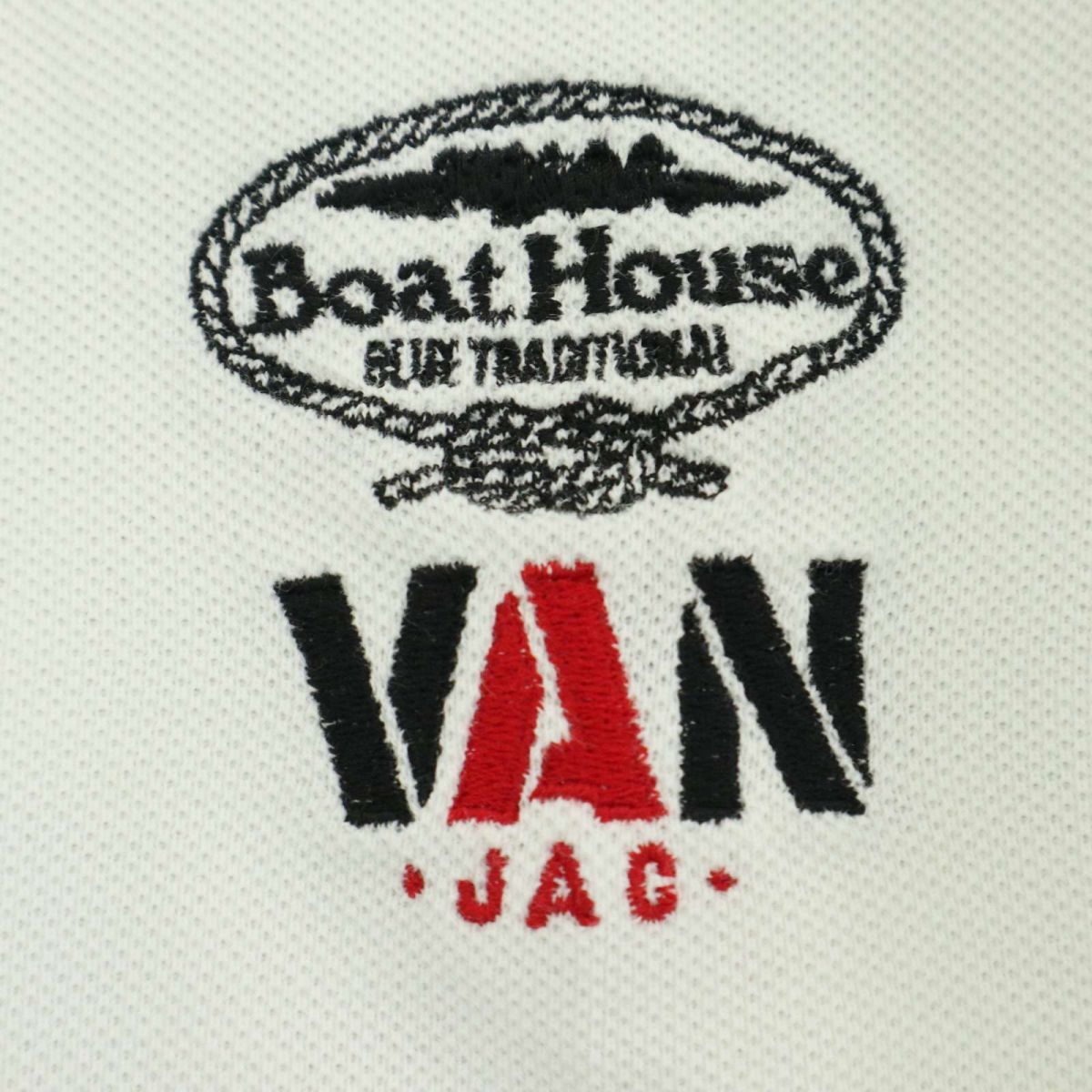 VAN JAC × Boat House ヴァン ジャック ボートハウス ロゴ刺繍 