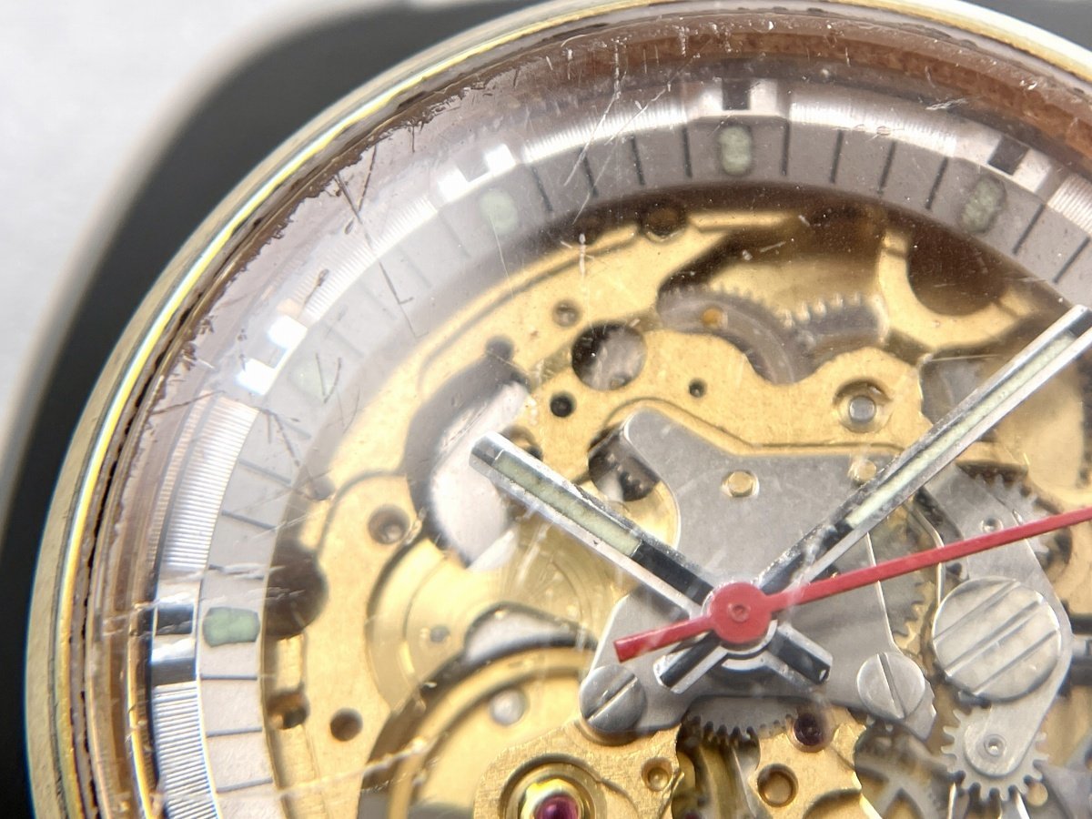 ジャンク CITIZEN シチズン ブラッキー 4-385241 TA BLG-K GN-4W-S 