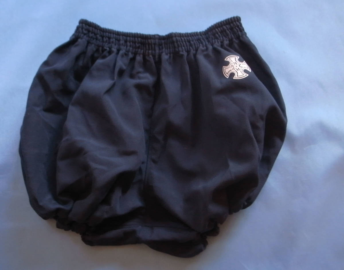 メーカー不明　新品　未使用　濃紺　プリント　チョーチン　ブルマ　サイズ不明(60CBL)