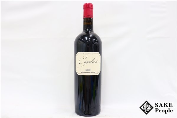 ■注目! シガリュス・ルージュ 2017 ジェラール・ベルトラン 750ml 15% フランス 赤