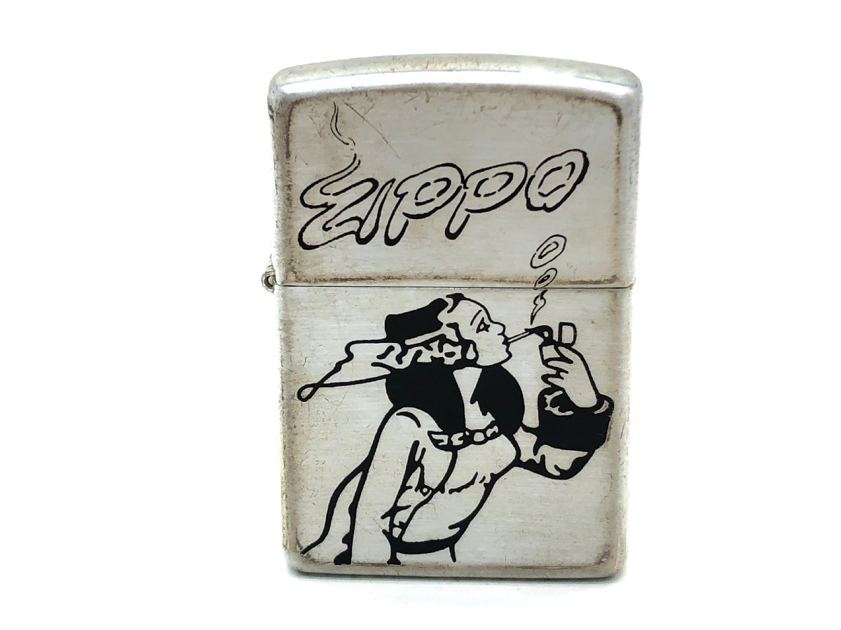 □Zippo 1996年製 ウィンディ Windy Windproof オルゴール フィギュア 