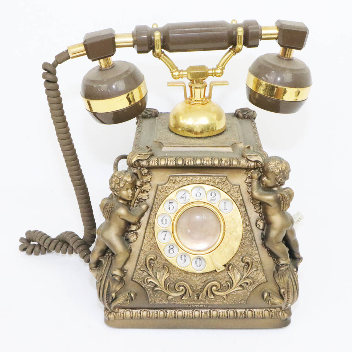  田村電機製作所 レトロ機 D-018A2 B-56-0102 アンティーク レトロ 天使 エンジェル 日本製 M124129(電話機)｜売買されたオークション情報、yahooの商品情報をアーカイブ公開 - オークファン 電話機