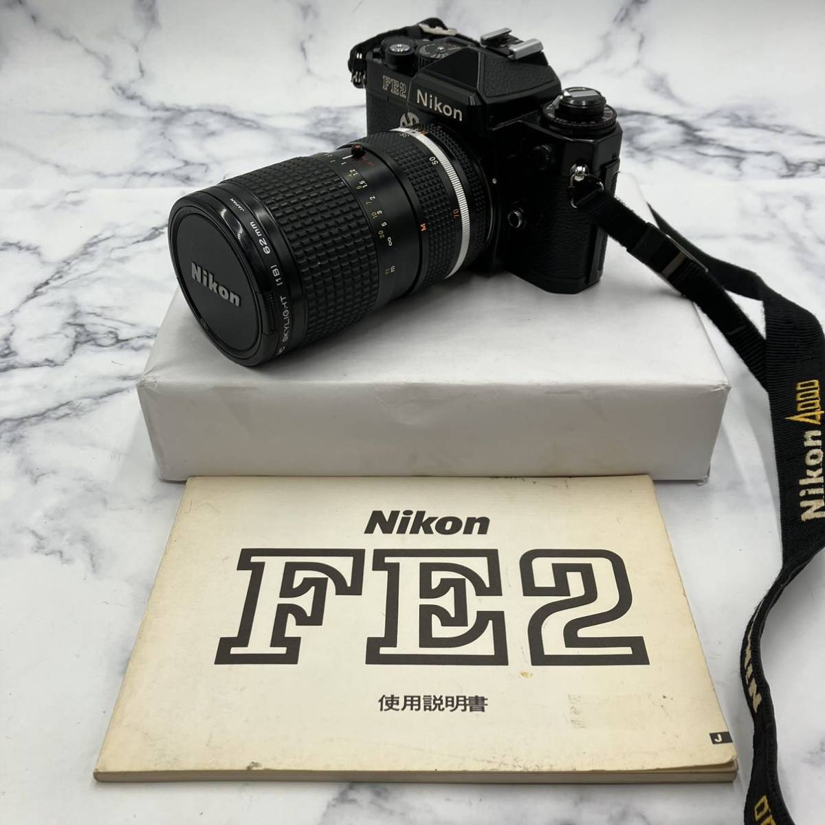 カメラ ジャンク品 Nikon FE2一眼レフカメラ 35-105mmレンズ付き