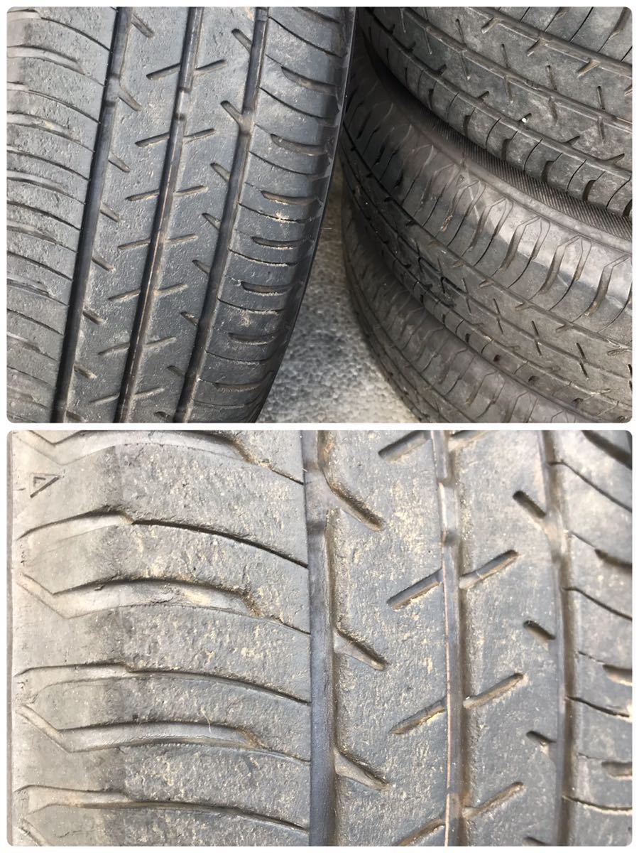 中古　ダイハツ　13インチ　純正アルミホイール&タイヤ　4本セット　13×4.5J / +45 / 4H / PCD100 / 155/65R13 / 2022年製 ダイハツ純正 13インチ - 純正ホイール４本 ミラ 旧ミラ◇13インチ◇中古品・☆4本セット商品