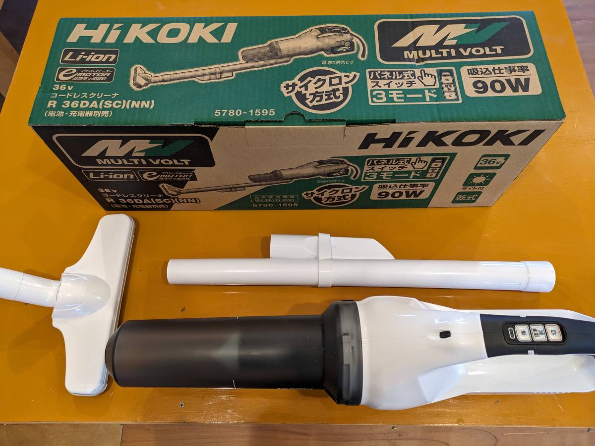 HiKOKI コードレスクリーナー 本体のみ・バッテリーなし 箱付き