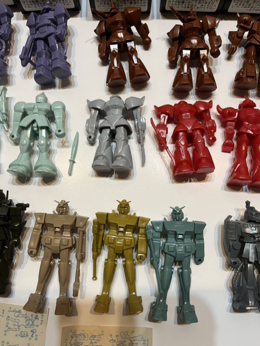 ガンダム ミニプラモデル 森永 チョコ 食玩 おまけ ガンプラ 1/300 msv