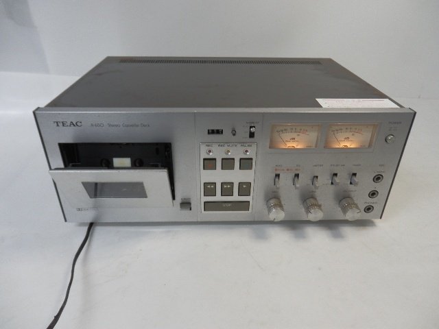 ティアック TEAC A-650 ステレオカセットデッキ ☆ 6AF14-7 TEAC A-650