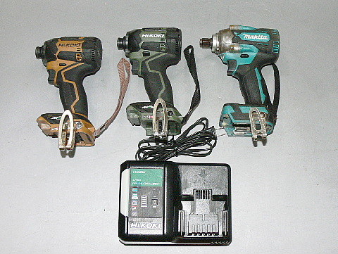 HIKOKI コードレス インパクトドライバ WH36DC2台＆インパクトレンチ 