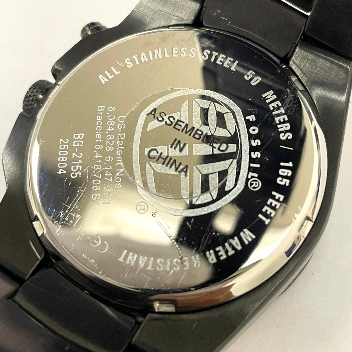 美品 フォッシル FOSSIL メンズ ウォッチ BG-2143 【w254】 Fossil 