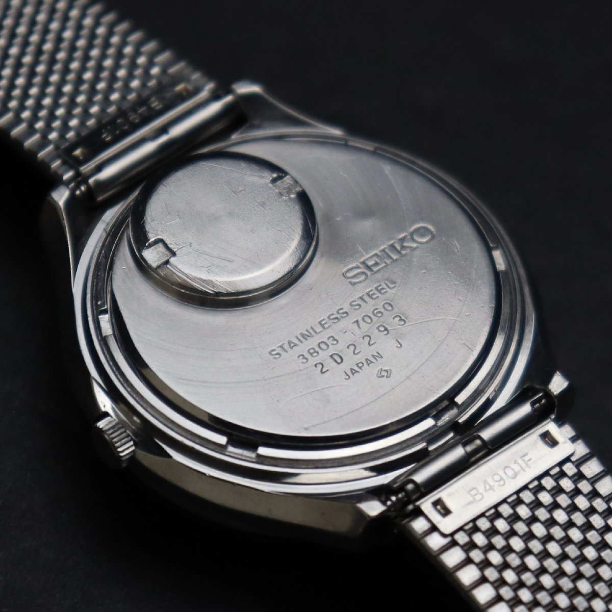 SEIKO QUARTZ セイコー クォーツ シングルクォーツ 3803-7060 シルバー 