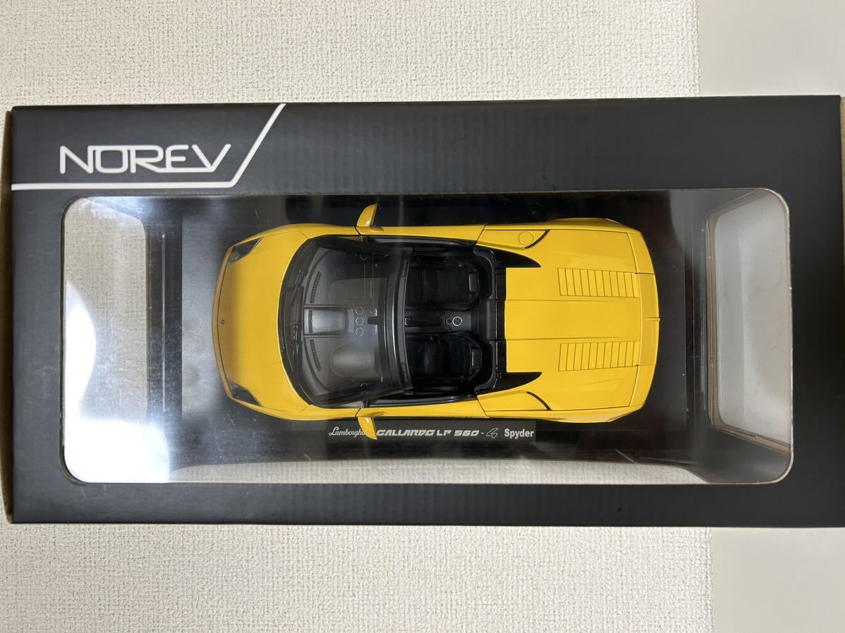 1円～ 1/18 ノレブ ランボルギーニ ガヤルド LP 560-4 スパイダー
