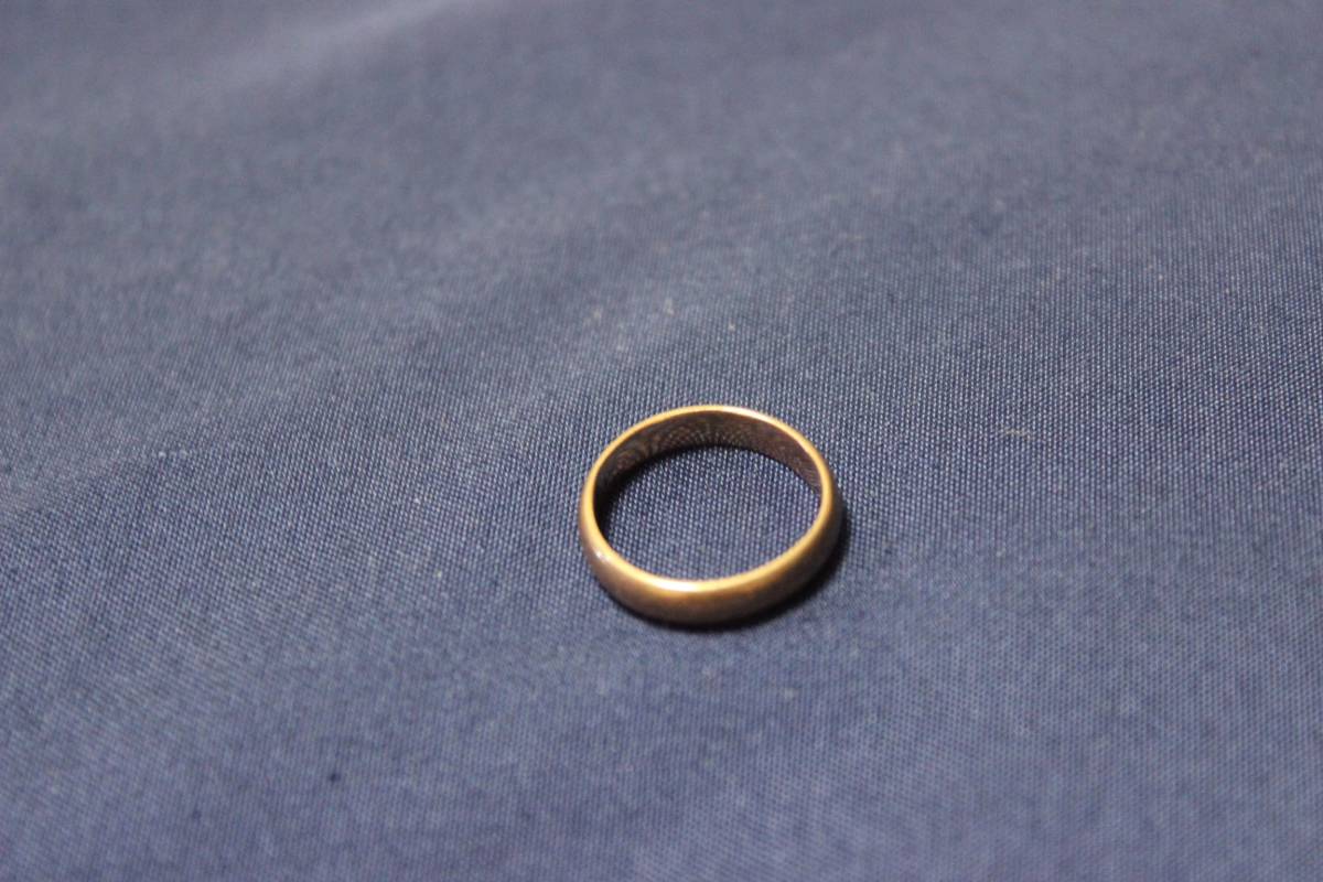 貴金属 金 K14 刻印入 ゴールド 指輪 リング 2.08g 検 14金 585 地金 