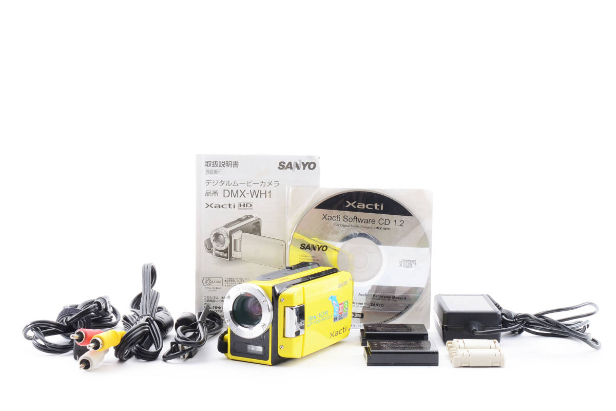 SANYO サンヨー Xacti DMX-WH1 イエロー デジタルムービーカメラ