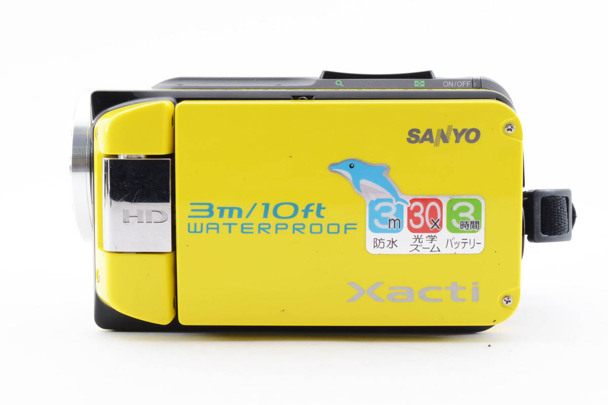 SANYO サンヨー Xacti DMX-WH1 イエロー デジタルムービーカメラ