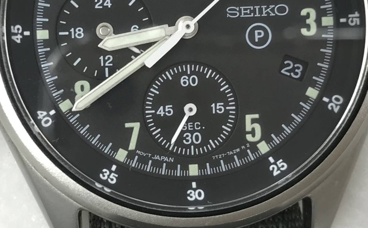 イギリス空軍仕様「ミリタリー クロノグラフ」パイロット/クォーツ