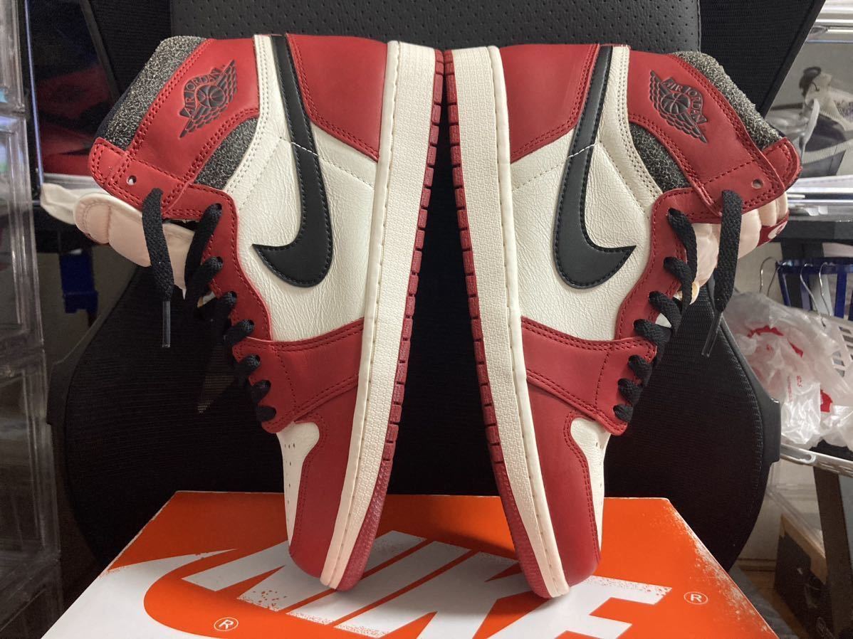 鑑定済 店舗購入 極美品Nike Air Jordan 1 High OG Lost & Found 