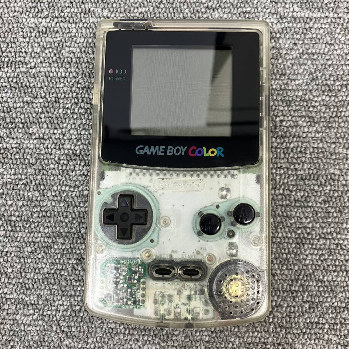 【SALE，本物保証】 Nintendo 任天堂 GAME BOY COLORゲームボーイカラー スケルトンカラー GBC 通電確認済み 携帯ゲーム機(本体)｜売買されたオークション情報、yahooの商品情報をアーカイブ公開 - オークファン 本体、アクセサリー