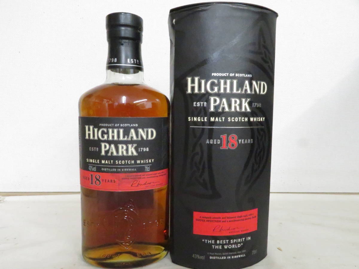 未開栓 古酒 旧ボトル ハイランドパーク HIGHLANDPARK 18
