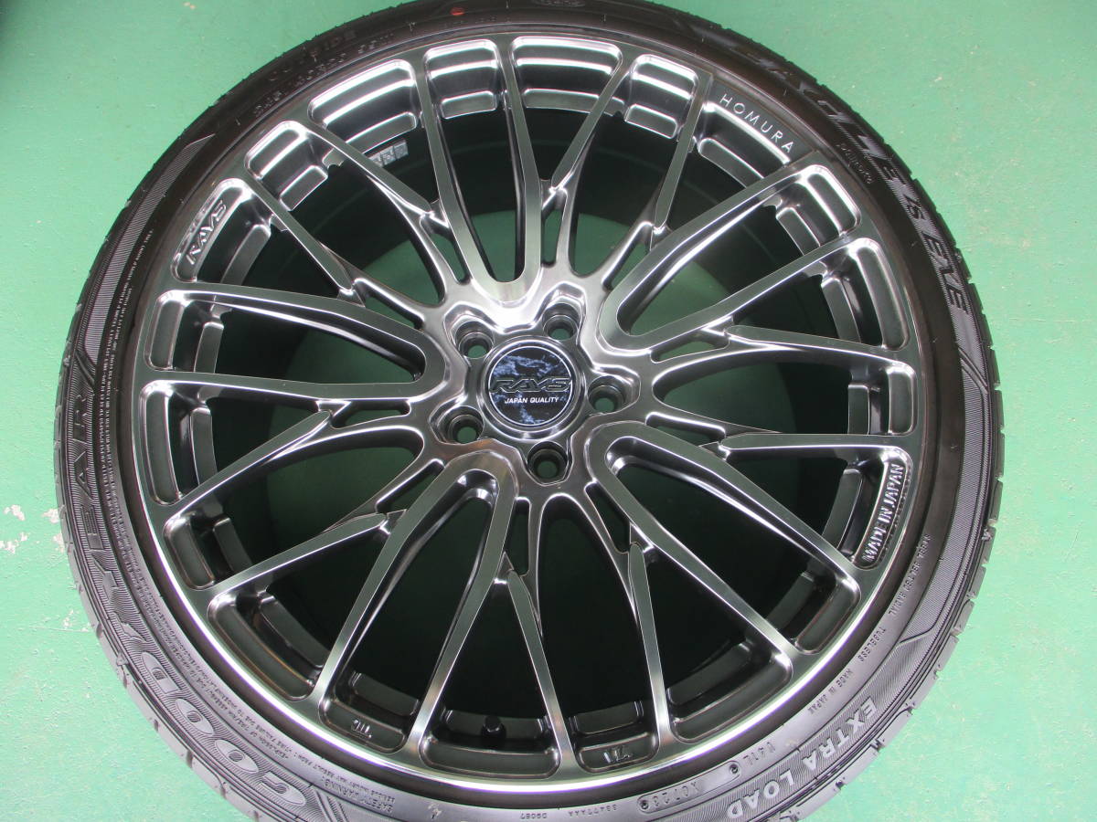 中古】レイズ ホムラ 2x10 BD 20x9J 5H 114.3 +40 4本 1台分 245/40R20 