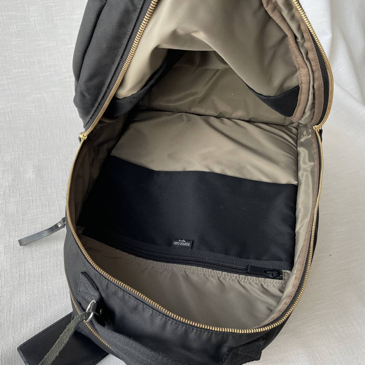 □1円〜 □PORTER ポーターガール シア リュック デイパック 2層 A4/PC収納