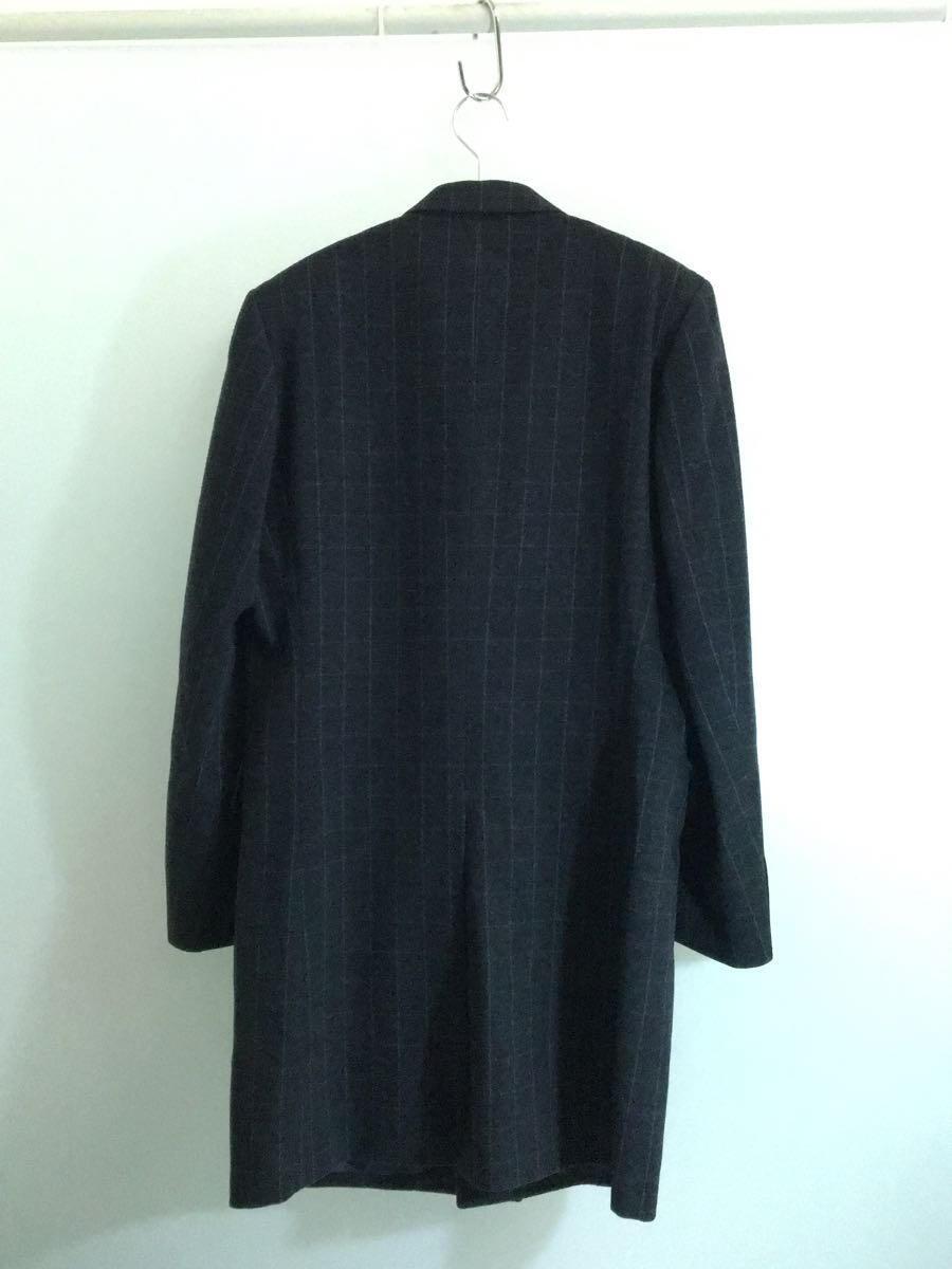 Paul Smith チェスターコート ポールスミス ウール チェック柄 メンズ 