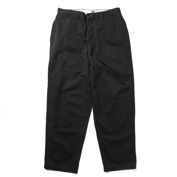 90's ギャップ GAP ノータック コットン チノパンツ 黒 (35/30) ブラック リラックスフィット チノパン 90年代 旧タグ オールド Y2K