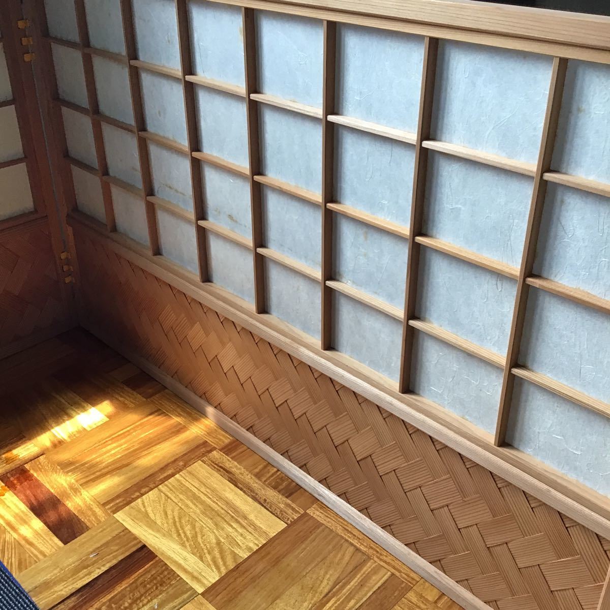 風炉先屏風 茶道具 風炉先 網代⁄あじろ⁄両面⁄風炉先⁄風呂先⁄風炉先屏風 