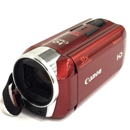 1円 Canon ivis HFR31 HD デジタルビデオカメラ レッド 動作確認済み