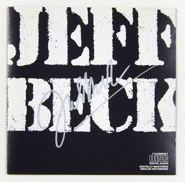 ☆【 ジェフ・ベック ／ Jeff Beck 】直筆サイン入りCD☆