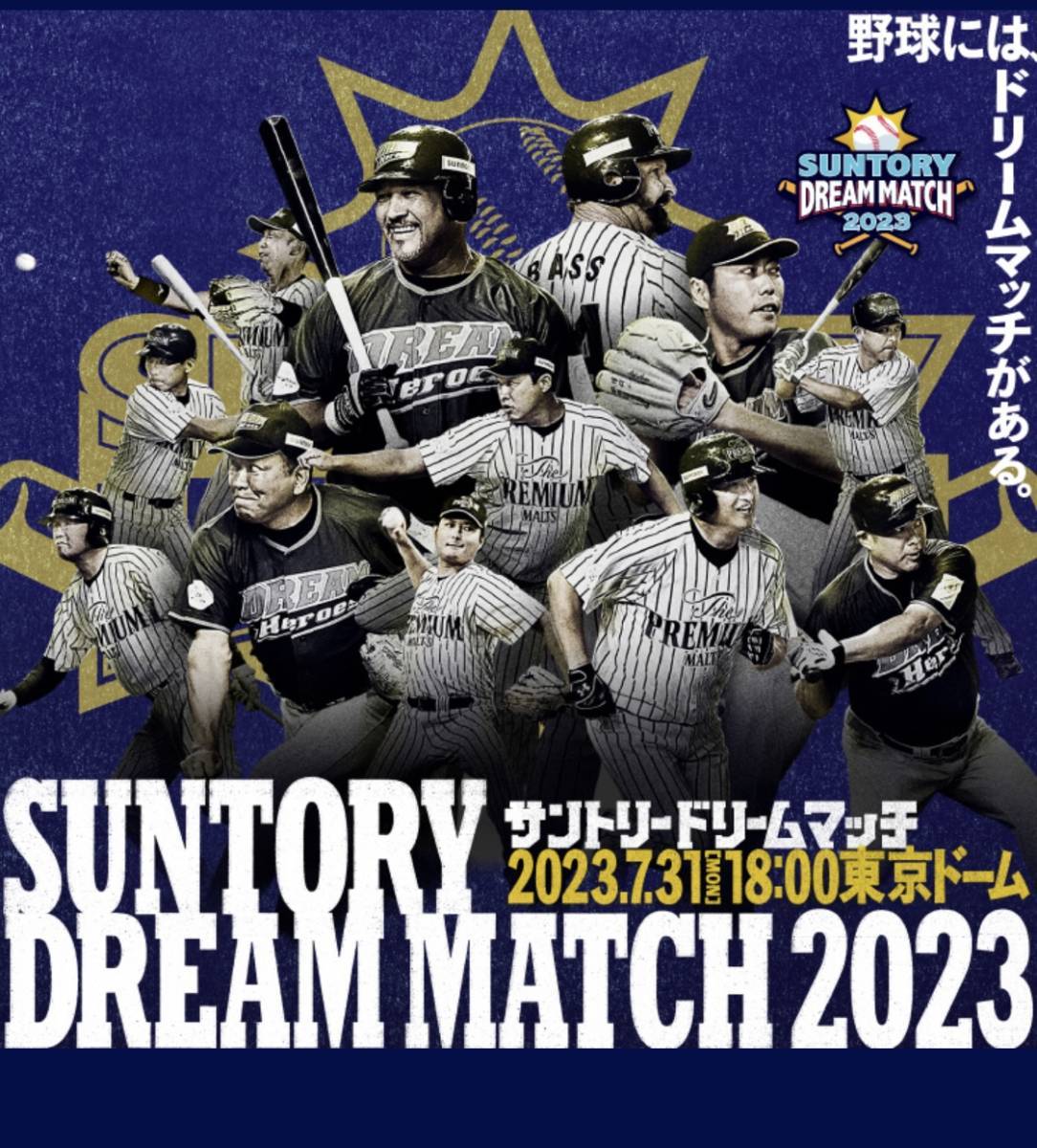 サントリードリームマッチ2023　チケットペア2枚