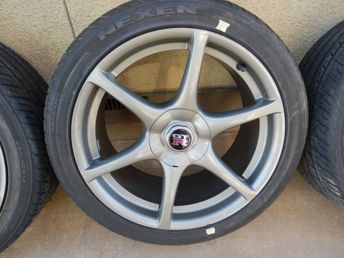 送料込 日産純正 R34スカイラインGTR 純正ホイール BNR34 R32 R33 C34 