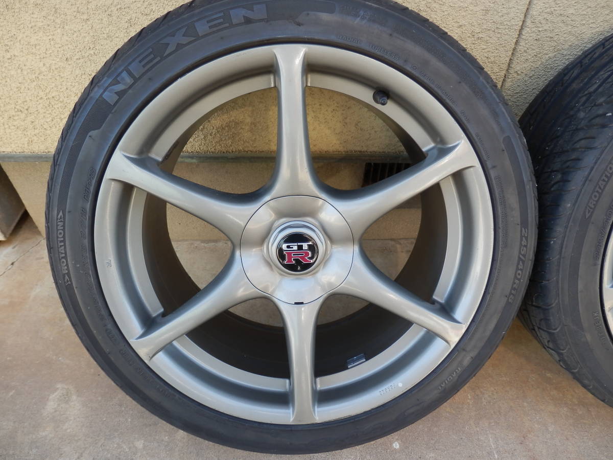 送料込 日産純正 R34スカイラインGTR 純正ホイール BNR34 R32 R33 C34