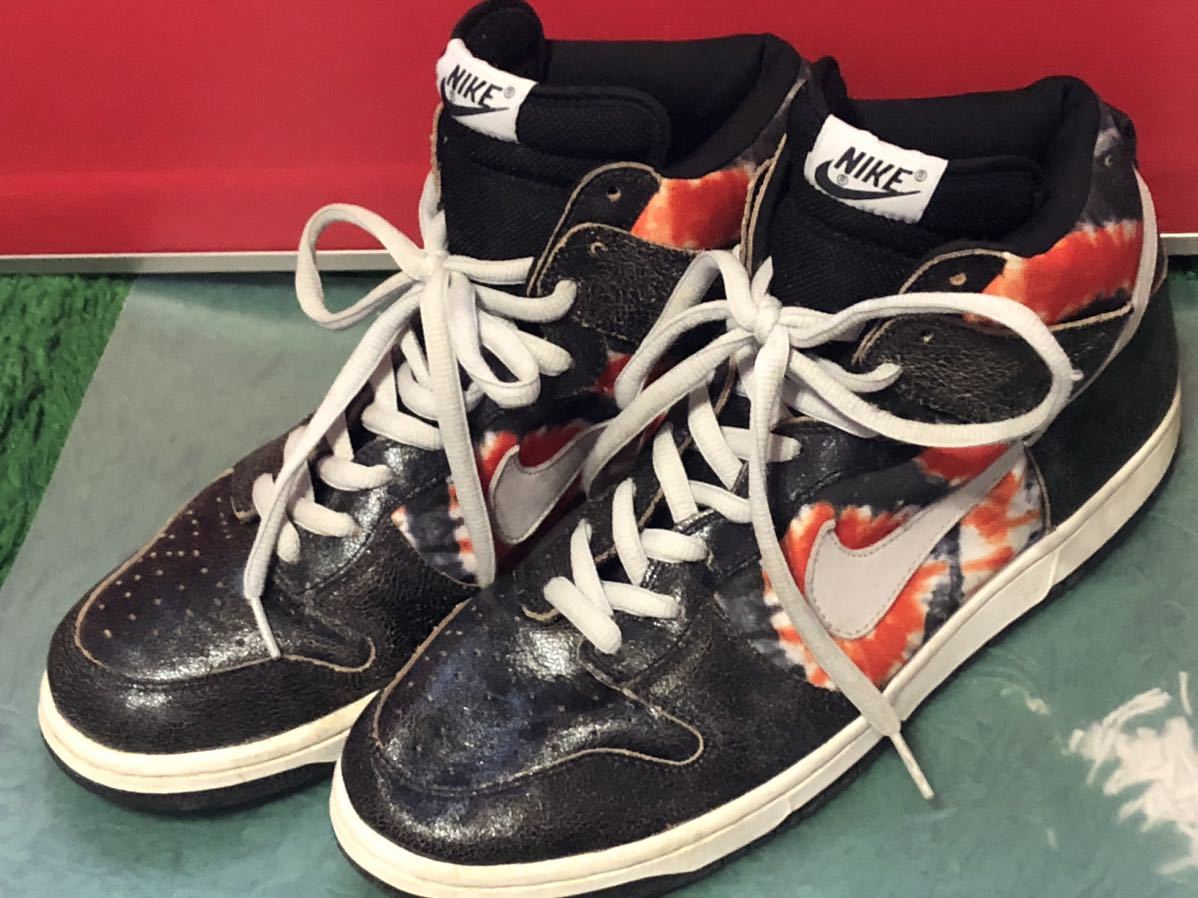 NIKE SB HUF DUNK HIGH PRO 305050-102 ナイキ エスビー　ハフ ダンクハイプロ タイダイus13 31cmナイキ　ダンク　エスビー　コラボ
