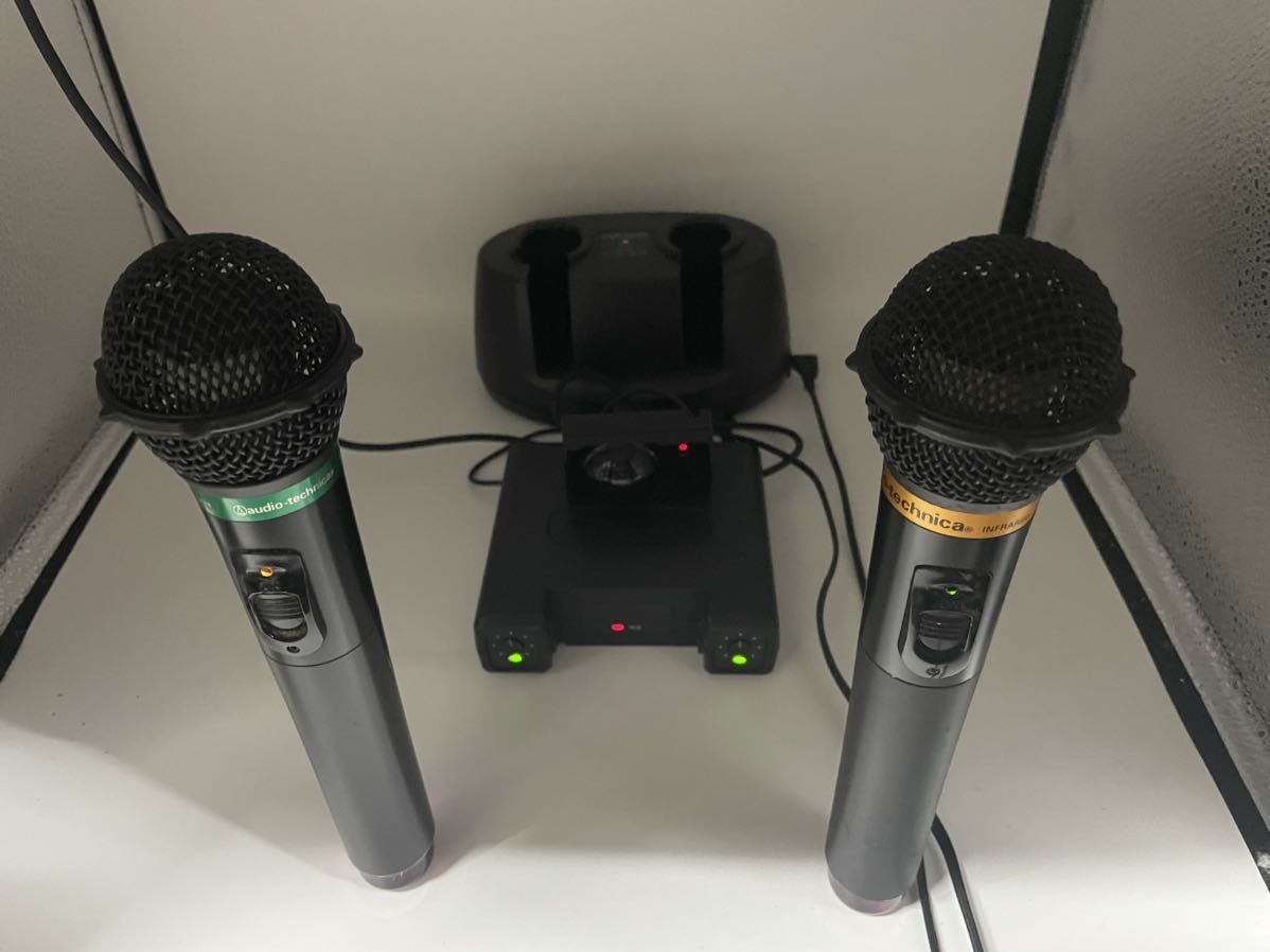 audio-technica オーディオ機器 赤外線ワイヤレスマイクセット AT