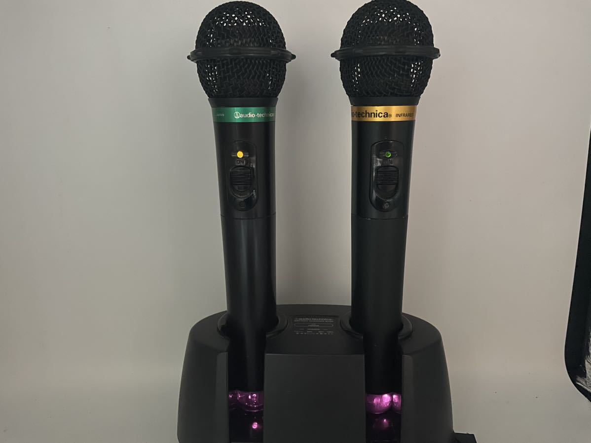 audio-technica オーディオ機器 赤外線ワイヤレスマイクセット AT
