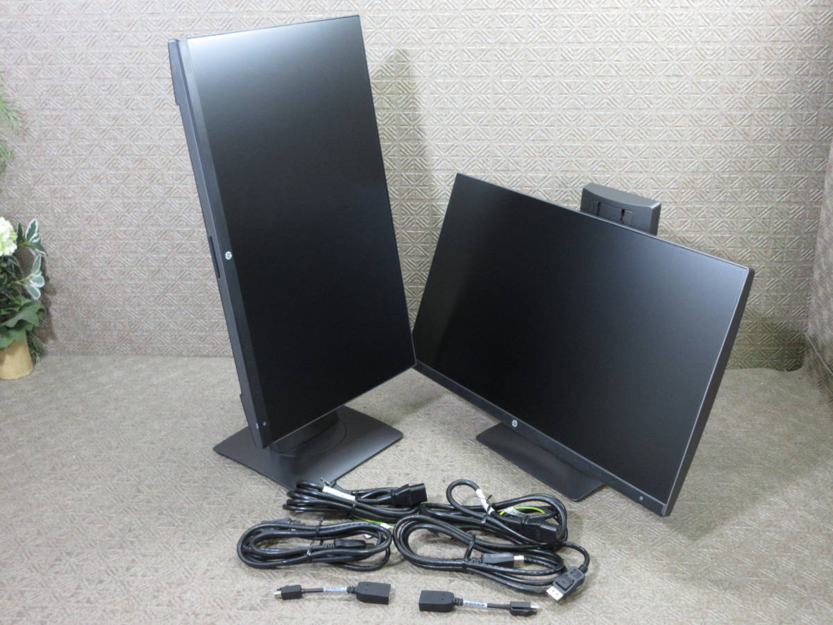 【2台セット】HP 22インチ薄型ベゼル Z22n / バックライト 2780時間 2625時間 / Full HD(1920×1080)/ No.Q914