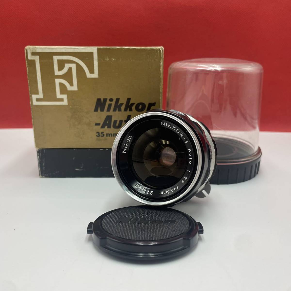 ★A Nikon NIKKOR-S Auto F2.8 35mm カメラレンズ 単焦点レンズ マニュアルフォーカス ニコン