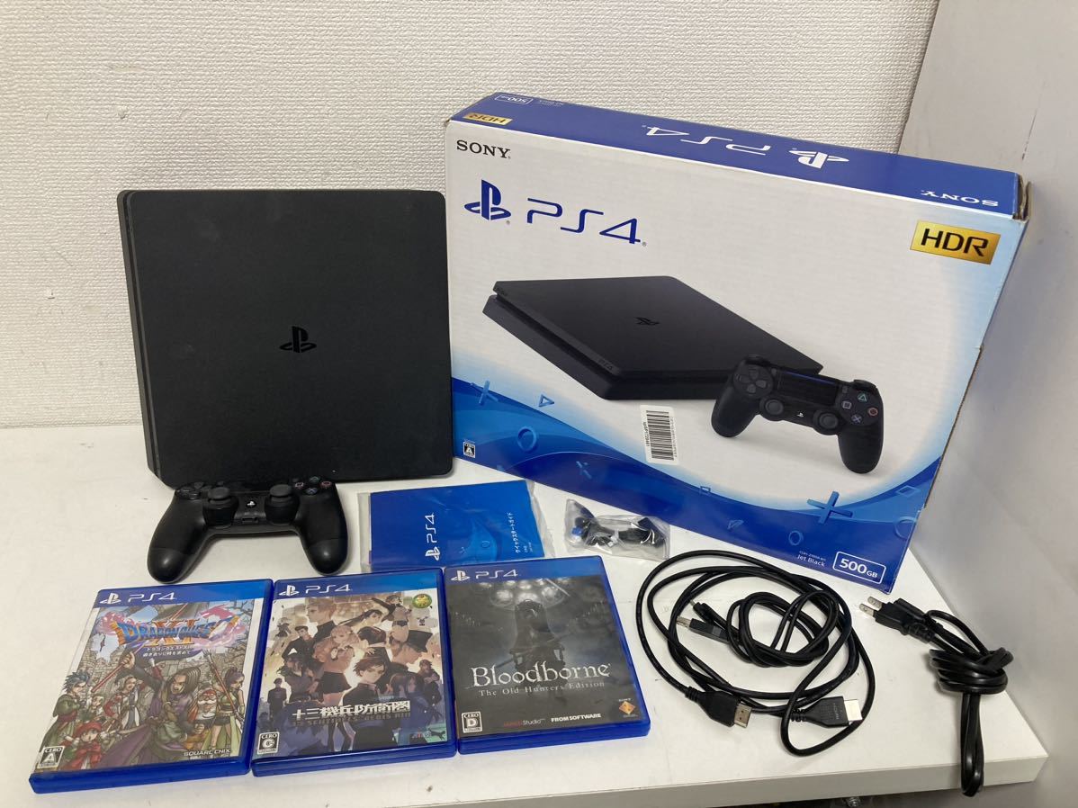 人気定番，お買い得 SONY ソニー PlayStation4 本体 ソフト3本セット CUH-2100A BO1 ジェットブラック 500GB ドラゴンクエストⅩⅠ 十三機兵防衛圏 Bloodborne(PS4本体)｜売買されたオークション情報、yahooの商品情報をアーカ PS4本体