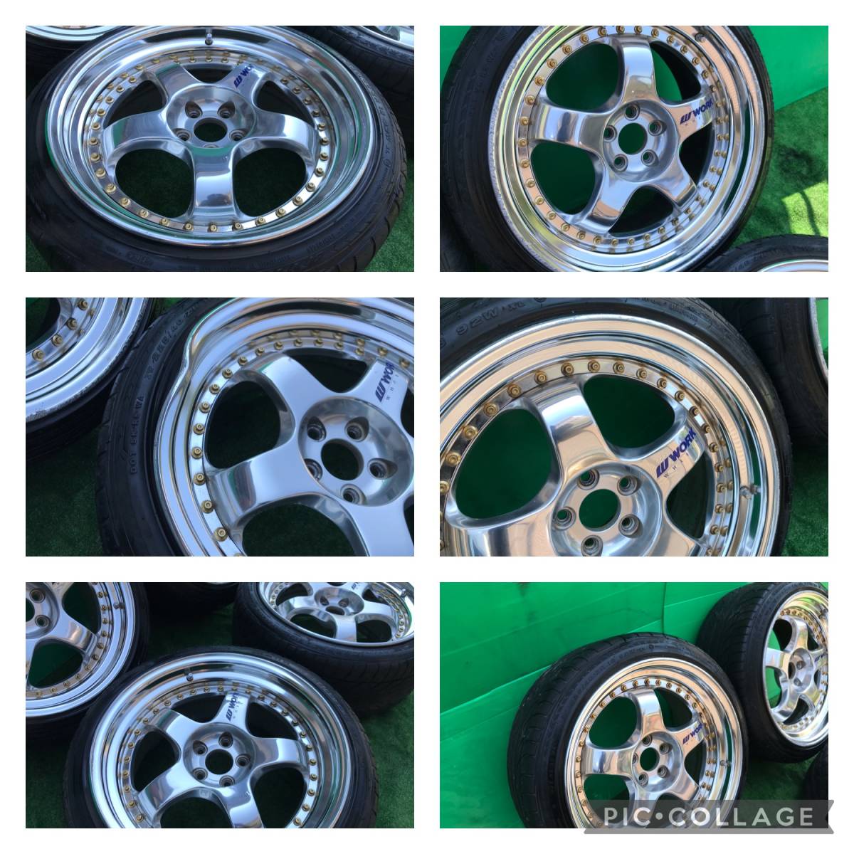 WORK WHEELS ワーク GMST/3P ホイール 深リム 18インチ 225/40ZR18
